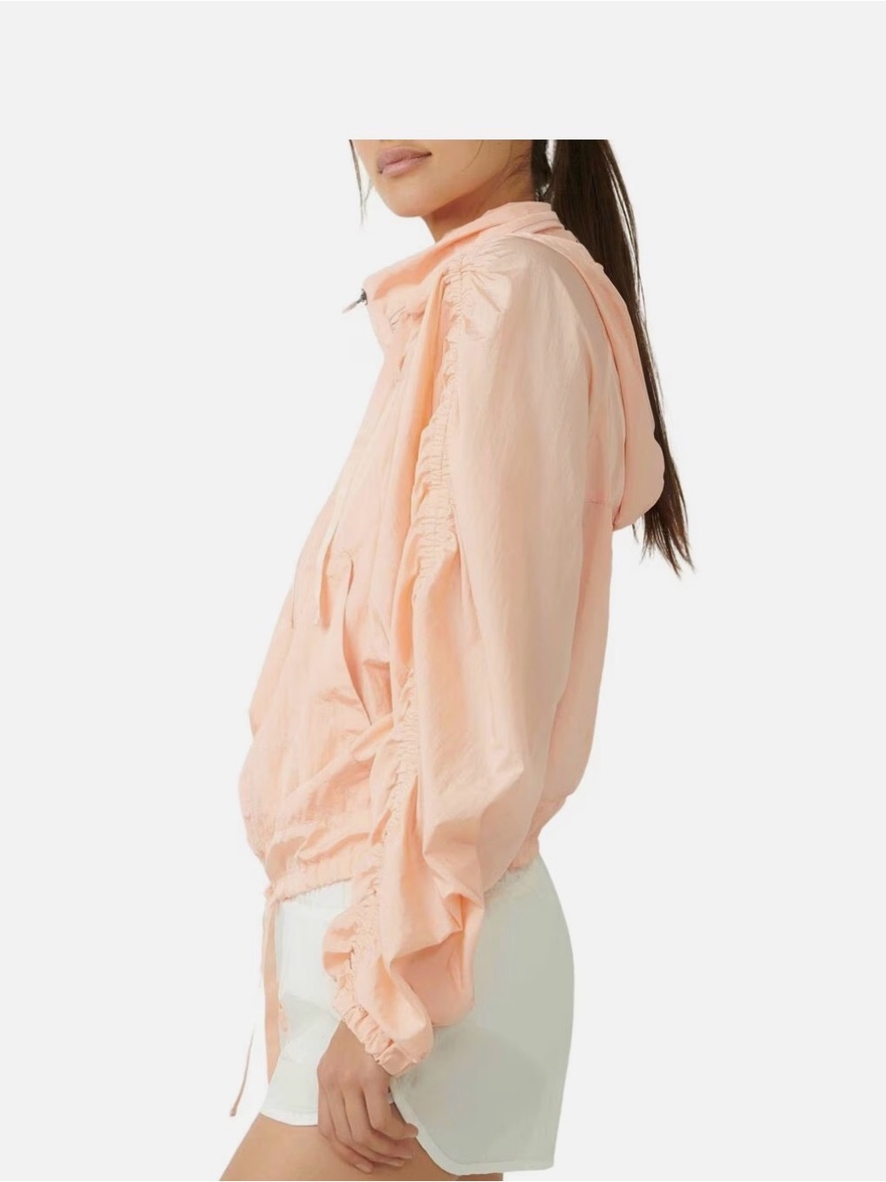Free People Way Home Packable Track Jacket - Peaches 🍑 - Picture 7 of 8